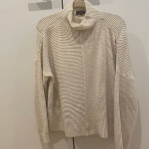 Cream turtleneck